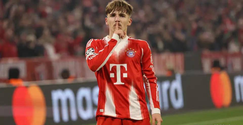 拜仁新星崛起！17岁欧冠三连击刷新姆巴佩纪录，身价短短3个月飙涨13倍